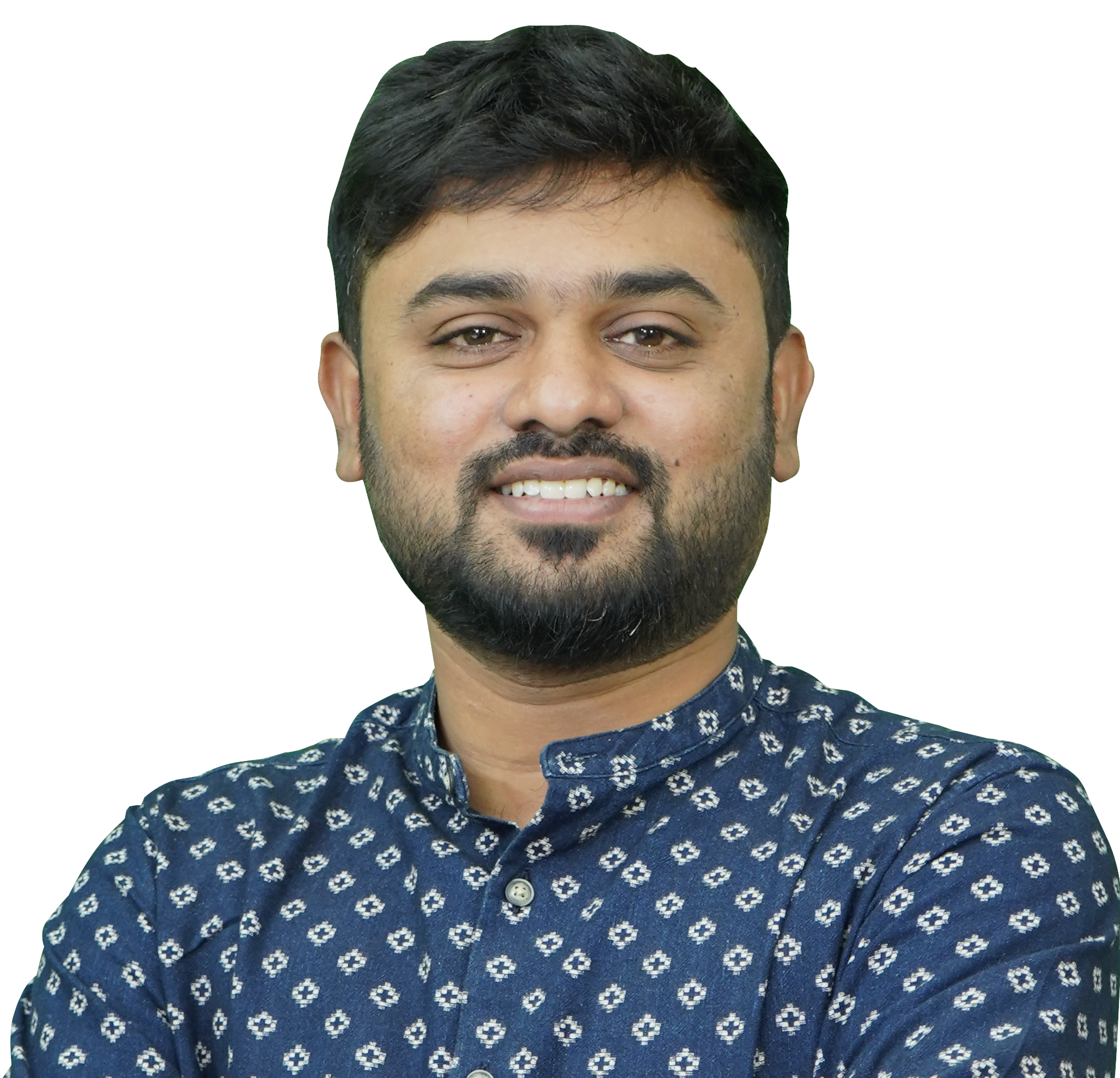 Profile picture of Tom Cruise, a full stack developer, smiling at the camera